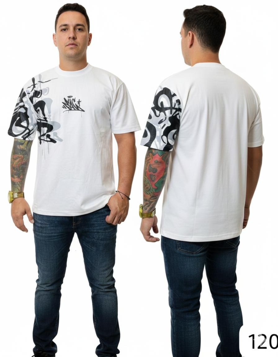 CAMISA OVERSIZE ESTAMPADA