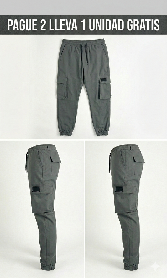 PANTALON JOGGER TELA NYLON